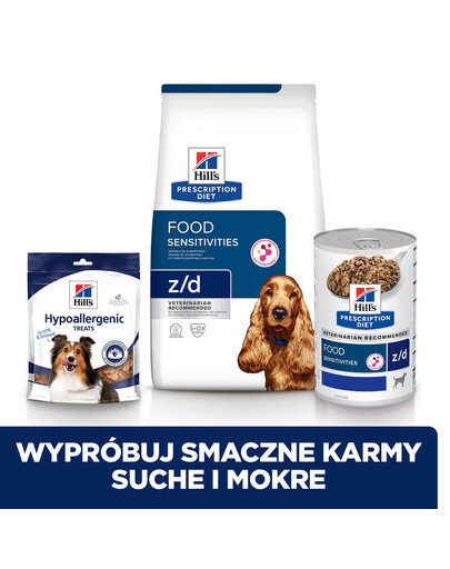 HILL'S Prescription Diet Canine z/d 370 g toidutalumatuse korral
