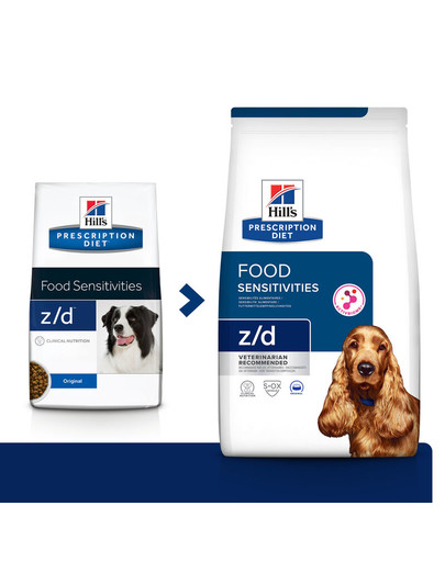 HILL'S Prescription Diet Canine z/d 10 kg  dieettoit koertele
