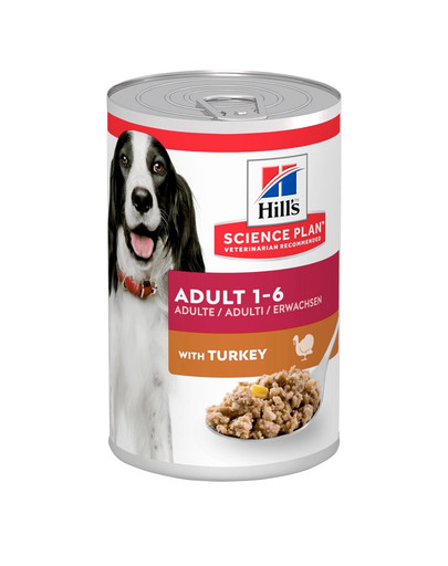 HILL'S Science Plan Canine Adult Turkey 370 g täiskasvanud koertele koos kalkuniga