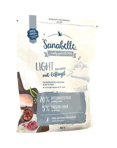 BOSCH Sanabelle Light kodulinnulihaga 400 g