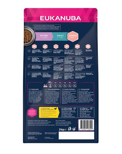 EUKANUBA Cat Senior All Breeds Top Condition Chicken & Liver 2 kg