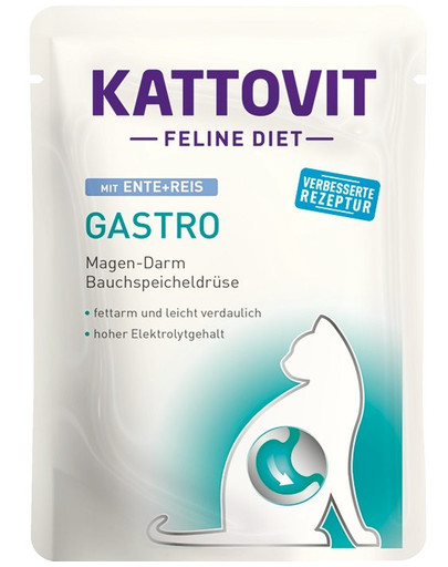 KATTOVIT Feline Diet Gastro  Pardiliha riisiga 24 x 85 g