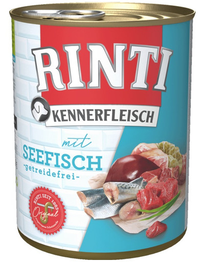 RINTI Kennerfleisch Sea Fish merekalaga 12 x 800 g