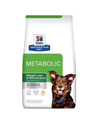 HILL'S Prescription Diet Canine Metabolic 8 kg (2 x 4 kg) Kuivtoit täiskasvanud koertele, kes kannatavad ülekaalulisuse all