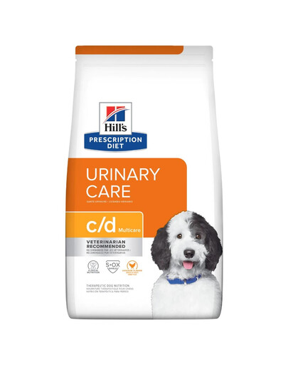 HILL'S Prescription Diet Canine c/d Multicare Chicken 24 kg (2 x 12 kg) Kuivtoit täiskasvanud kuseteede probleemidega koertele.