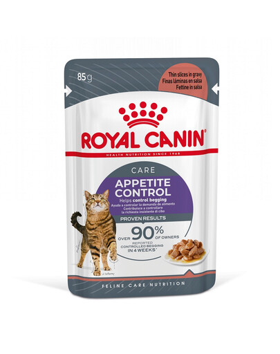 ROYAL CANIN Appetite Control Gravy 44x85 g märgtoit täiskasvanud kassidele, kellel on suur isu