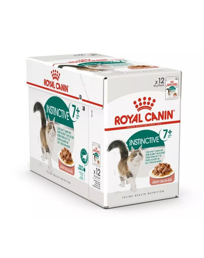 ROYAL CANIN Instinctive +7 kastmes  24x85g Spetsiaalselt täiskasvanudele kassidele