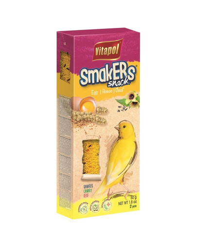 Vitapol Smakers kanarilindudele munadega 2 tk.