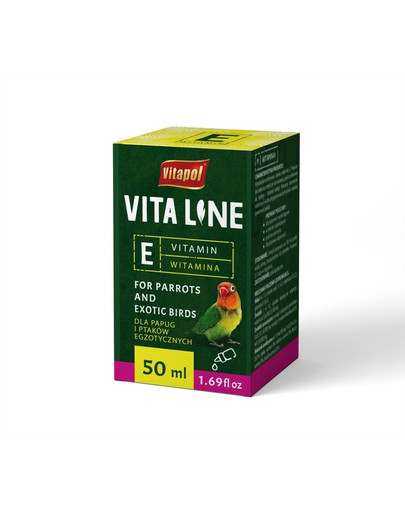 VITAPOL E-vitamiin eksootilistele lindudele 50ml