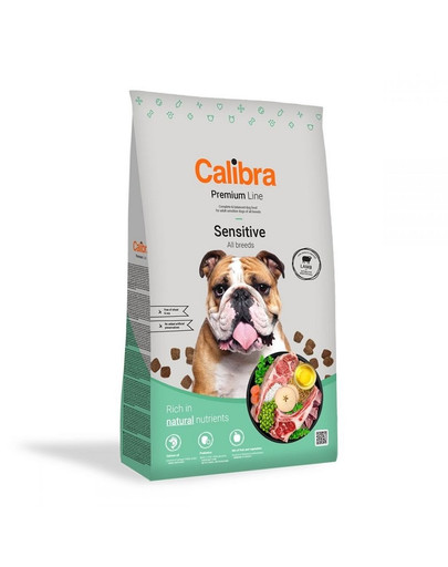 CALIBRA Dog Premium Line Sensitive 24 kg (2 x 12 kg) Täistoit tundlikele koertele lambalihaga.