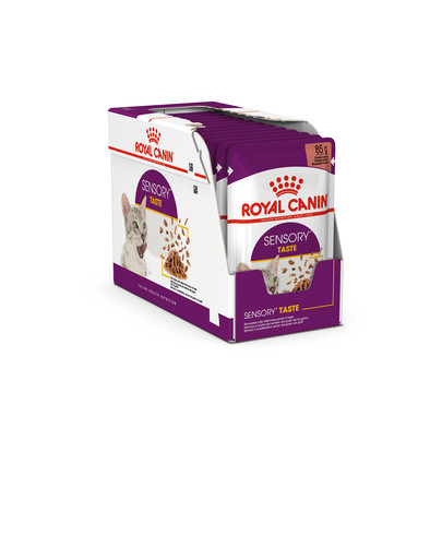ROYAL CANIN Sensory Taste tarretis 48x85 g tükid kastmes täiskasvanud kassidele maitseelamusi ergutav