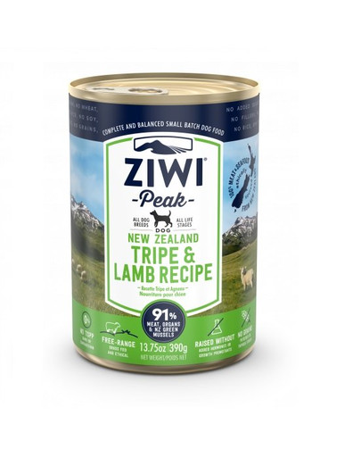 ZIWIPEAK Dog Tripe&Lamb   Vutid ja lambaliha 6x390 g