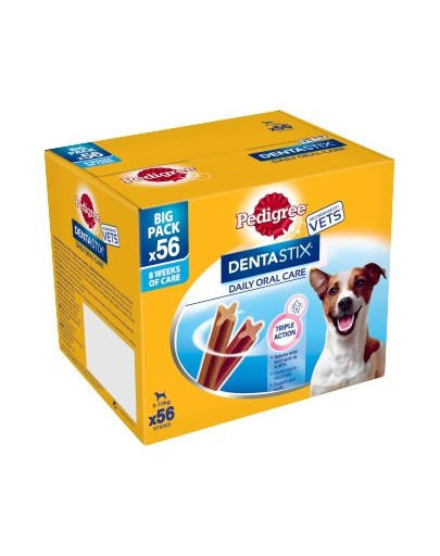 PEDIGREE DentaStix (väikest tõugu) hambaravi koertele 56 tk - 8x110g + sokid TASUTA