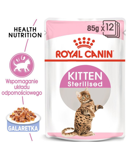ROYAL CANIN Kitten Steriliseeritud kassipoegadele tarretis 24 x 85 g
