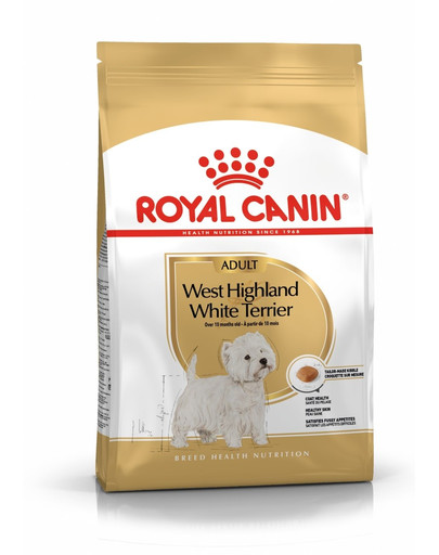 ROYAL CANIN West Highland White Terrier Täiskasvanud kuivtoit täiskasvanud koertele 3 kg + seljakott