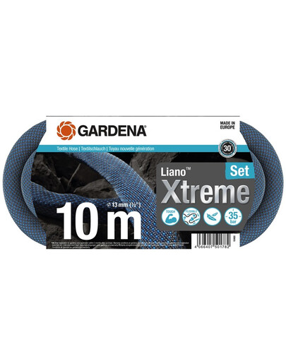 GARDENA tekstiilist voolik Liano Xtreme 10 m komplekt