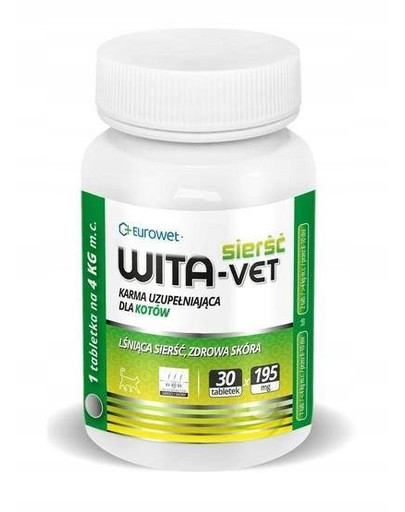 EUROWET Vita-Vet kassikarvad 30 tabletti