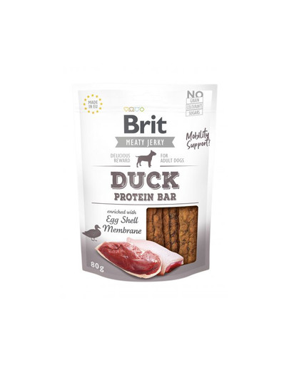 BRIT Jerky Snack Duck Protein bar 80g pardi- ja kanafilee delikatess