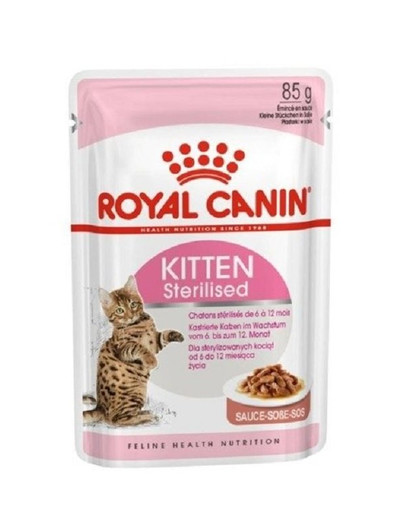 ROYAL CANIN Steriliseeritud kassipoegadele. Toit kastmes.85 g