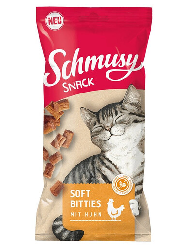 SCHMUSY SNACK Soft Bities pehmed kanapalad 32*60 g