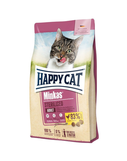 HAPPY CAT Mink Steriliseeritud Geflügel kodulinnulihaga 1,5 kg