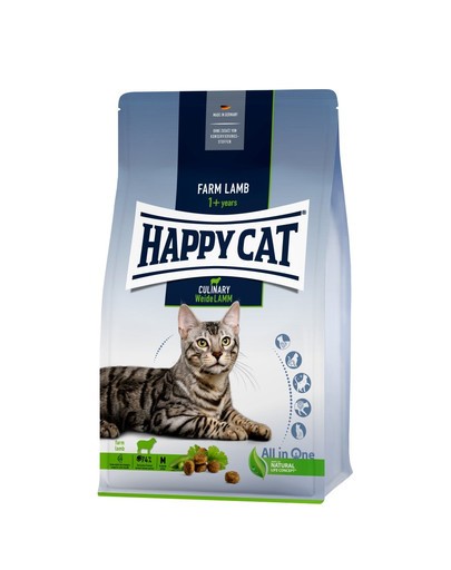HAPPY CAT Culinary Vabapidamisel olev lambaliha 10 kg