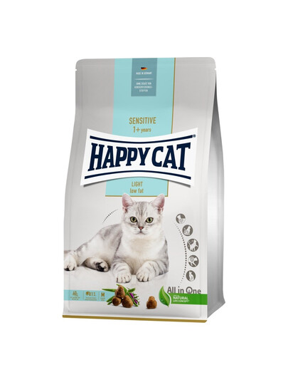 HAPPY CAT Sensitive Light 4 kg na nadwagę