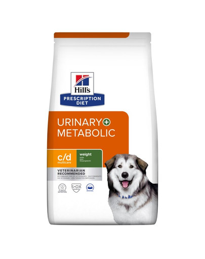 HILL'S Prescripition Diet Canine c/d Multiicare + Metabolic 12 kg  vähendada struviitkivide tekkeriski