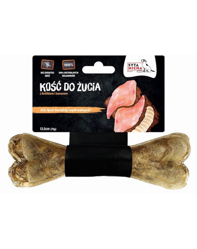 SYTA MICHA Kość do żucia dla wybrednych psów 13,5 cm