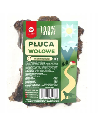 MACED Natural Veise kopsud 60 g