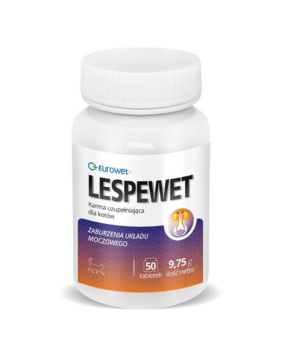 EUROWET Lespewet 50 kuseteede tabletid kassidele