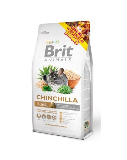 BRIT Animals Chinchilla 1,5 kg täistoit tšintšiljadele