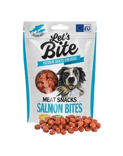BRIT Let's Bite Lihasnäkid 150 g lõhetükke