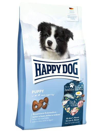 HAPPY DOG Supreme Fit&Vital Puppy 10 kg  kutsikate jaoks