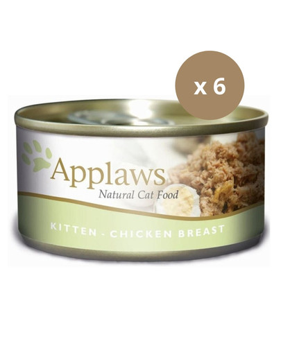 APPLAWS Cat Tin 6 x 70 g kassipoegade toit kanarinnalihaga