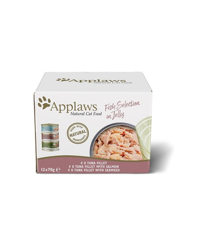 APPLAWS Cat Can Multipack 48x70g Fish Selection in JellyKala maitsed želatiinis