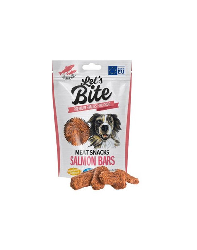 BRIT Let's Bite Meat Snacks 80g batoonid lõhega