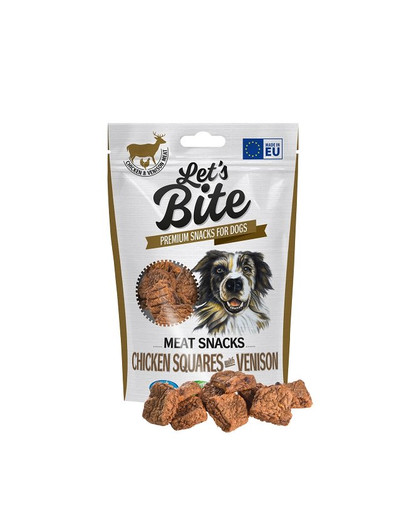 BRIT Let's Bite Meat Snacks maiuspala 80g kana ja hirvelihaga