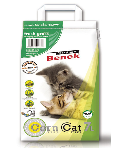 Benek Super Corn maisist kassiliiv - Fresh Grass 7 l