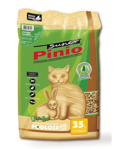 Benek Super Pinio graanulid Green Tea 35 l
