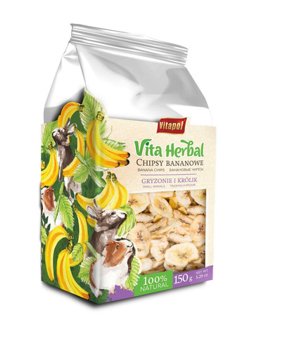Vitapol banaanikrõpsud närilistele 150 g