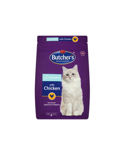 BUTCHER'S Functional Cat Dry Sensitive kanalihaga 800 g