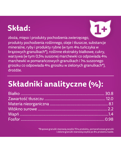 WHISKAS Adult 6x1,9 kg kuivtoit kassidele maitsva tuunikalaga