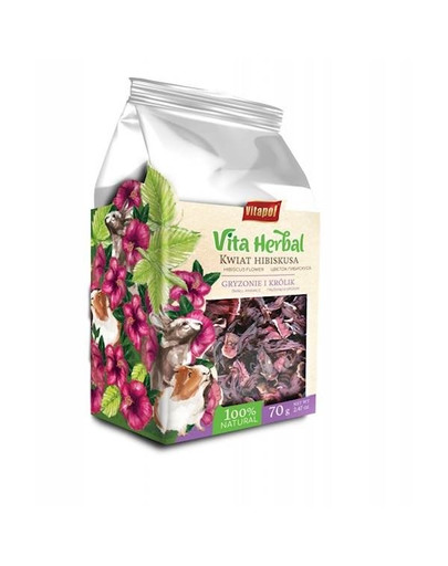 VITAPOL Vita Herbal närilistele ja küülikutele, hibisk 70g