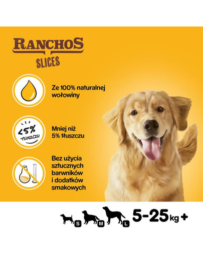 PEDIGREE Ranchos Slices 60g - koerte maiuspalad veiselihaga