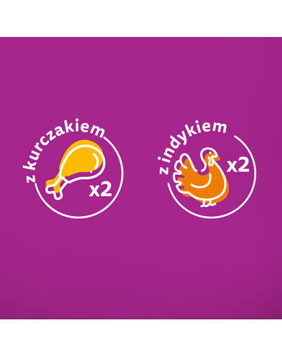 WHISKAS Adult kotike 85 g Linnuliha pidulik märgtoit täiskasvanud kassidele kastmes: kana, kalkuniga