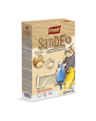 VITAPOL Smėlis paukščIAMS citrininis 1,5kg