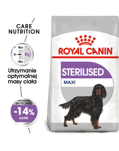 ROYAL CANIN CCN Maxi Steriliseeritud 12 kg kuivtoit täiskasvanud, suurt tõugu, steriliseeritud koertele