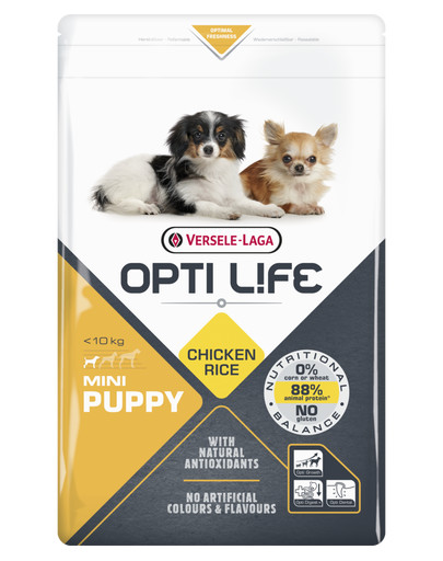 VERSELE-LAGA Opti Life Puppy Mini väike- ja minitõugu kutsikatele Linnuliha 2,5 kg