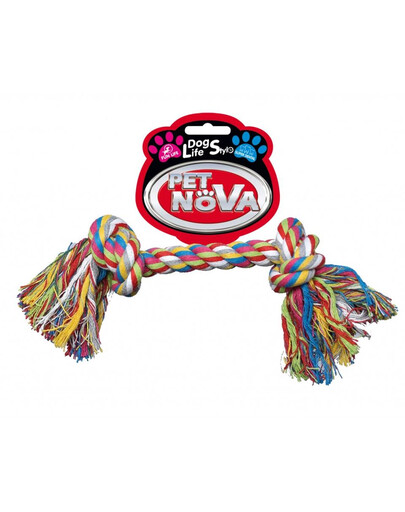 PET NOVA DOG LIFE STYLE Puuvillane tross 20cm Superdental